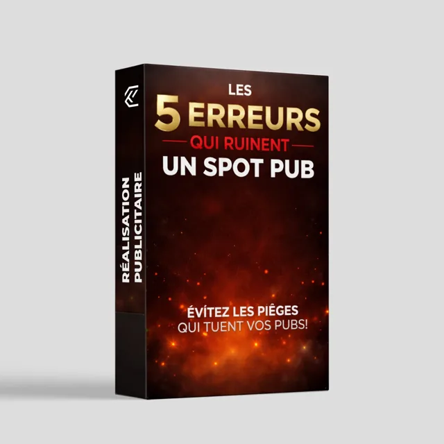 Couverture du guide de Mory : les cinq erreurs qui ruinent un spot publicitaire.